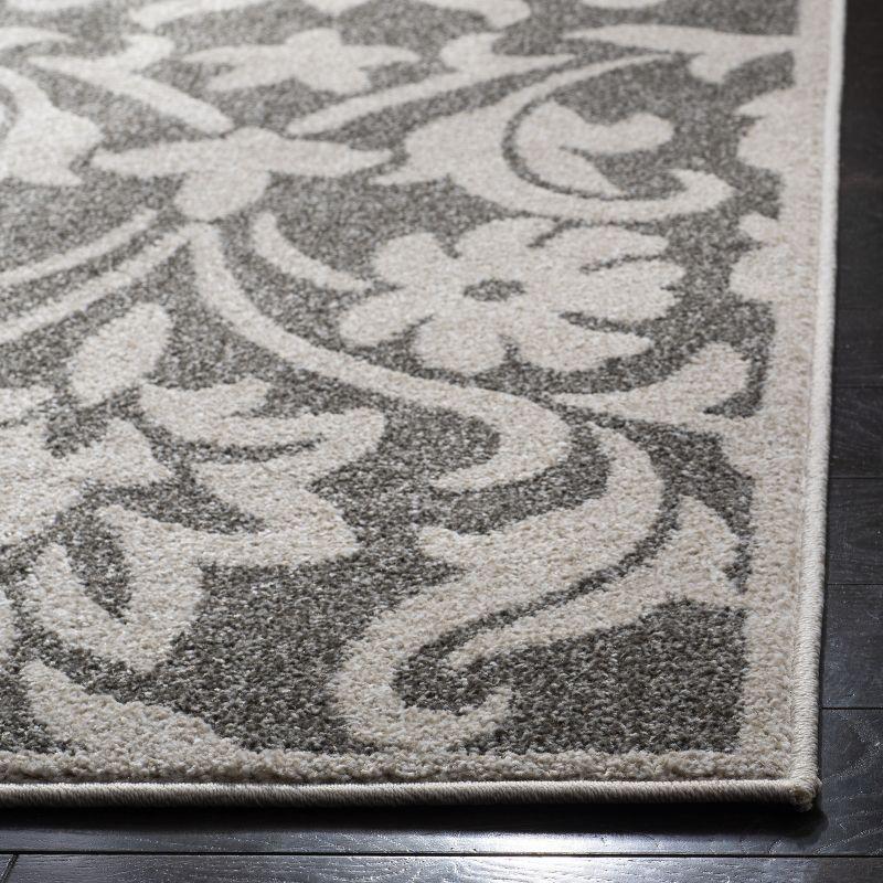 Amherst AMT424 Power Loomed Indoor Area Rug - Dark Grey/Beige - 8'x10' - Safavieh