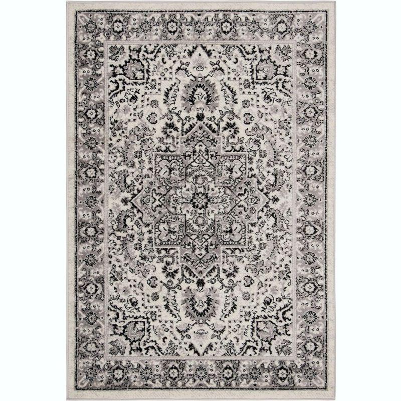 Skyler SKY126 Power Loomed Indoor Area Rug - Grey/Ivory - 4'x6' - Safavieh