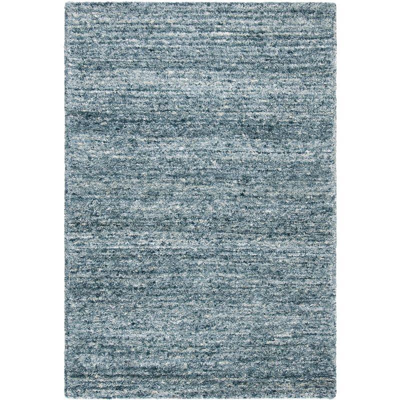 Himalaya HIM413 Handmade Area Rug - 4'x6' - Blue/Gold - Safavieh