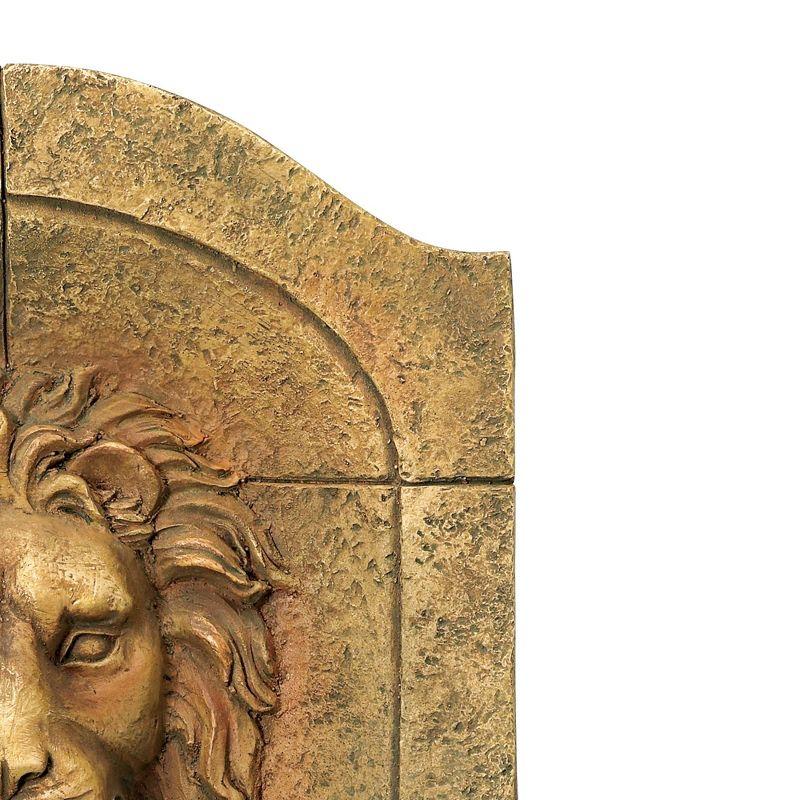 John Timberland Lion Head Rustic 2 Tier Outdoor Wall Water Fountain with LED Light 29 1/2" for Yard Garden Patio Home Deck Porch Exterior Balcony