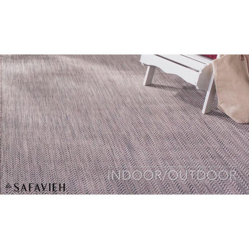 Courtyard CY8022 Power Loomed Indoor and Outdoor Area Rug - Navy/Grey - 8'x11' - Safavieh