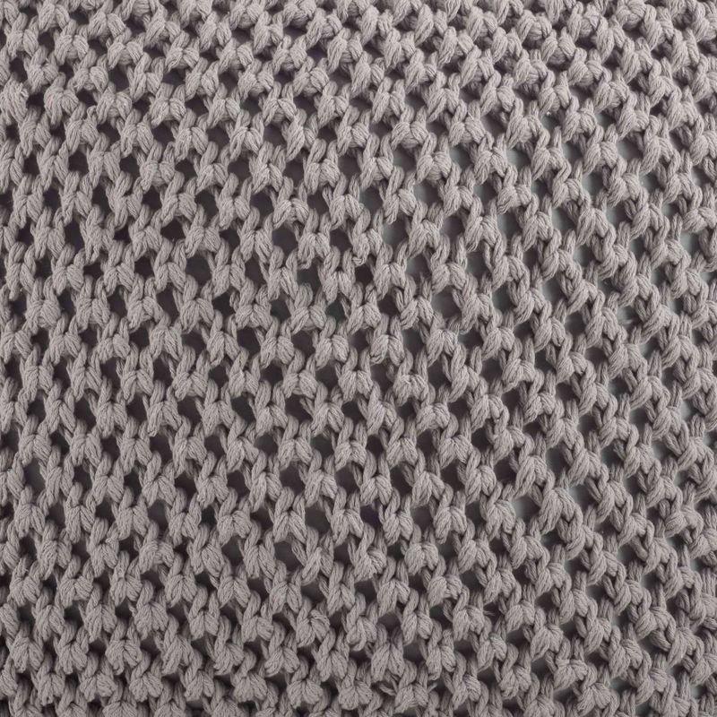 Sheridan Knitted Cotton Throw Pillow