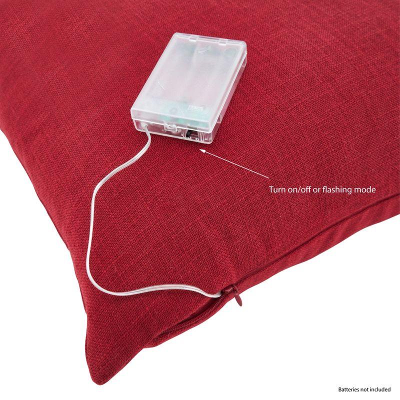 Saro O Tannenbaum Collection Sequined Pillow Cover