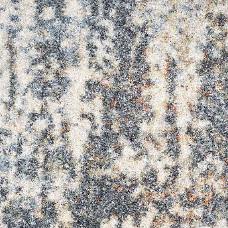 Nourison Astra Machine Washable 2'2" x 8' Multicolor Modern Indoor Bathroom, Kitchen Runner Rug