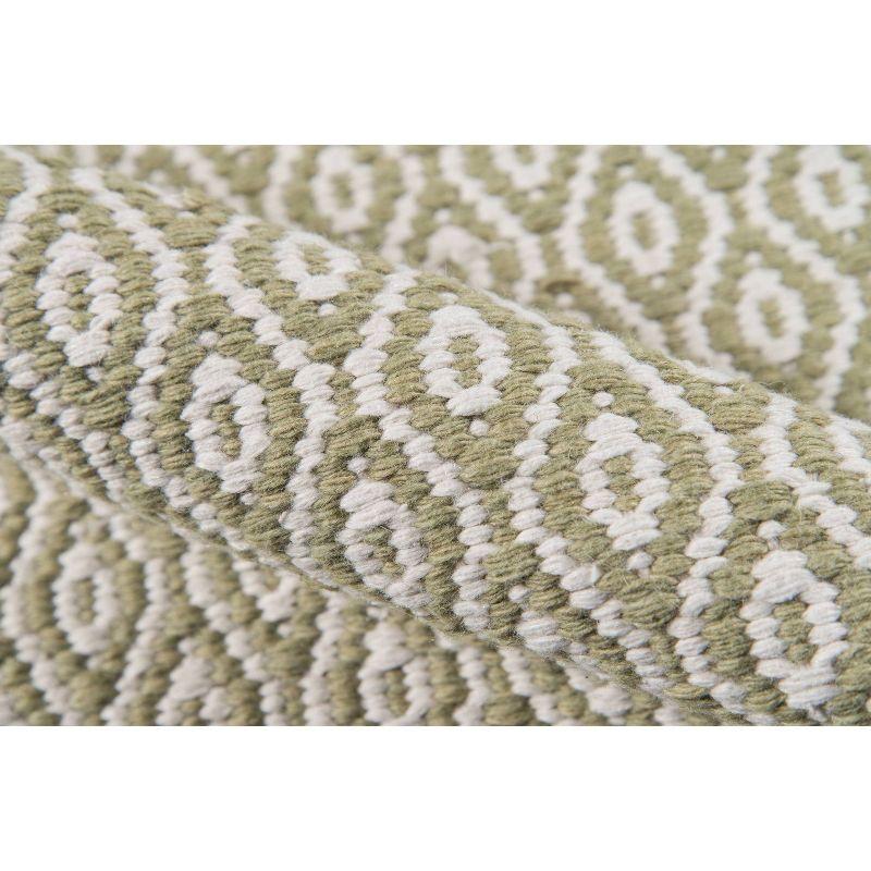 Newton Davis Hand Woven Recycled Plastic Indoor/Outdoor Rug Green - Erin Gates by Momeni