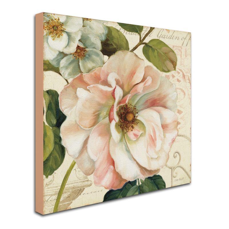 Lisa Audit Floral Canvas Art with Black Frame, 18" x 18"