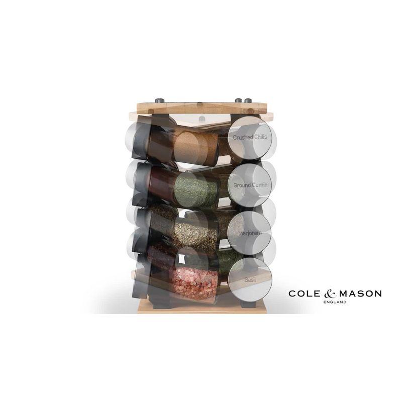 Cole & Mason Blyth 16 Jar Bamboo Spice Rack