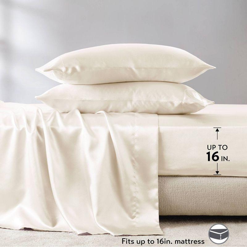 Madison Park Essentials Satin Luxury Sheet Set