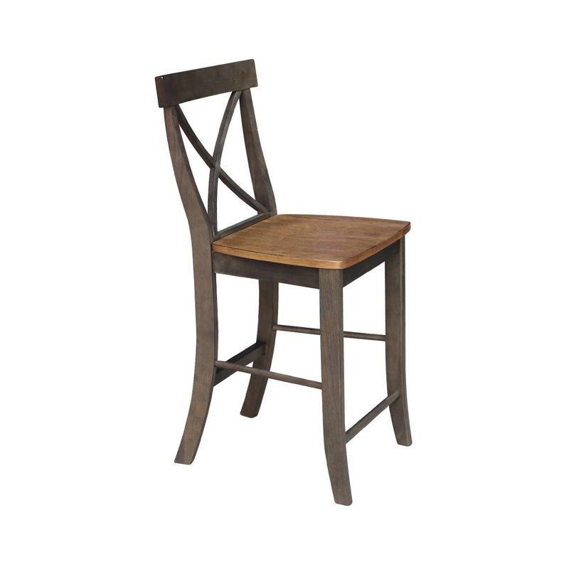 24" Martha X Back Counter Height Barstool - International Concepts