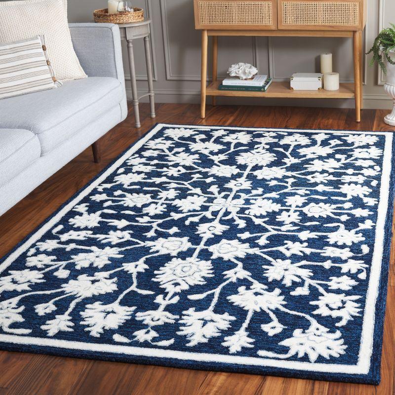 Ebony Hand Tufted Wool Pile Oriental Rug