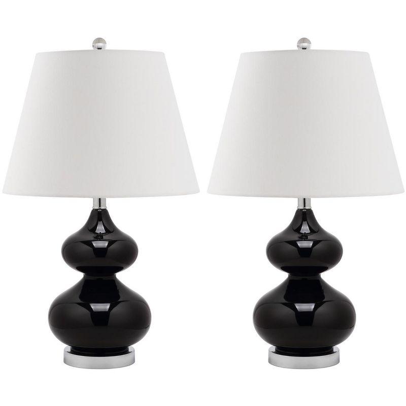 Eva Double Gourd Glass Lamp (Set of 2) - Safavieh