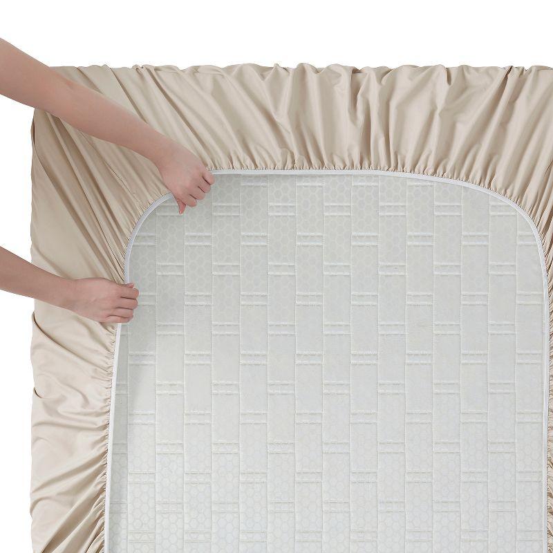 Nestl Double Brushed Hotel Luxury Sheet Set with Extra Soft Sheets & Pillowcases