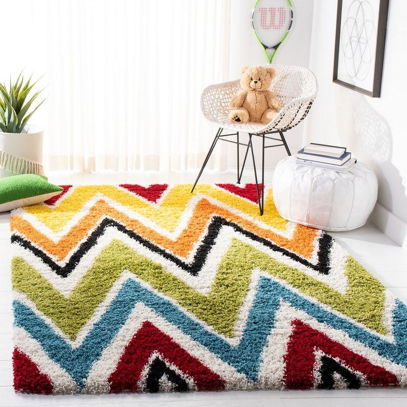 Shag Kids SGK567 Power Loomed Area Rug  - Safavieh