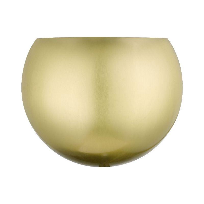 Livex Lighting Piedmont 1 - Light Wall Light in  Satin Brass
