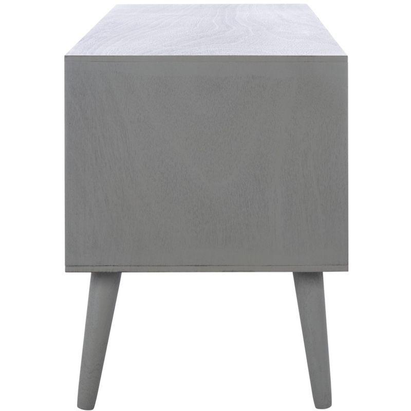Sorrel Mid - Century Media Stand - Distressed Grey - Safavieh