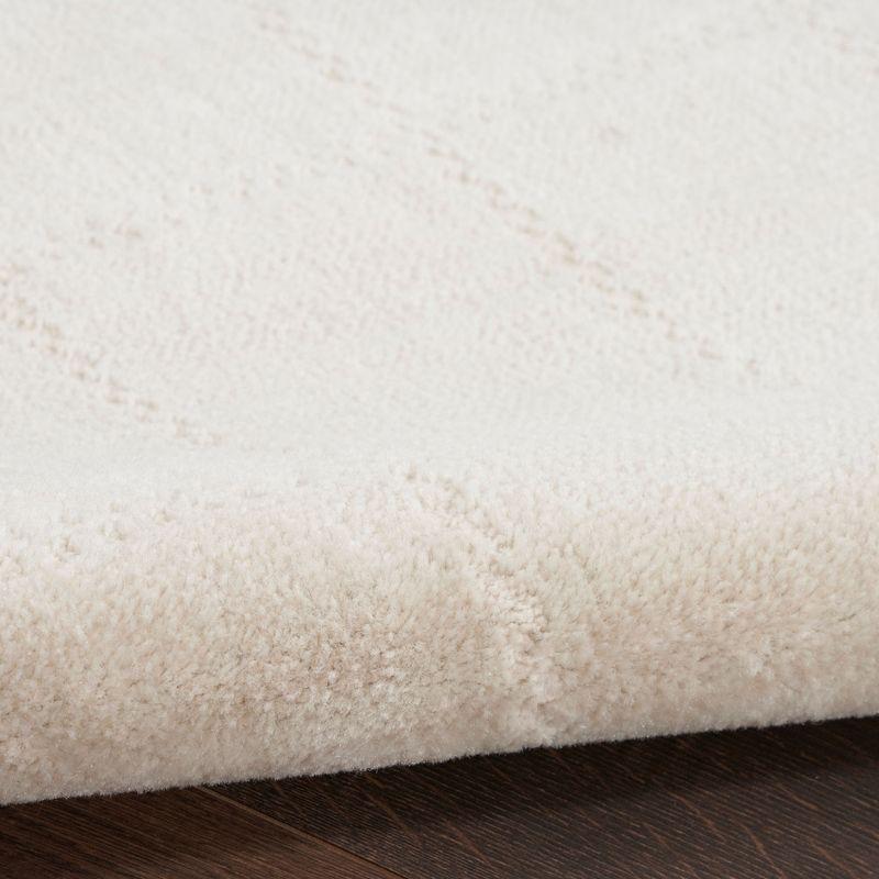 Nourison Serenity Home Geometric 6' x 9' Ivory Cream Indoor Area Rug