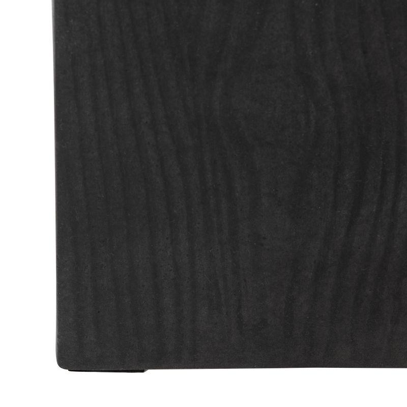 Trunk Accent Stool - Indoor/Outdoor - VNN1004 - Black - Safavieh