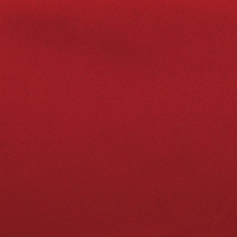 40"x63" Sun Zero Blackout Kenneth Energy Saving Grommet Curtain Panel Red: Modern Thermal Insulated Noise Reduction