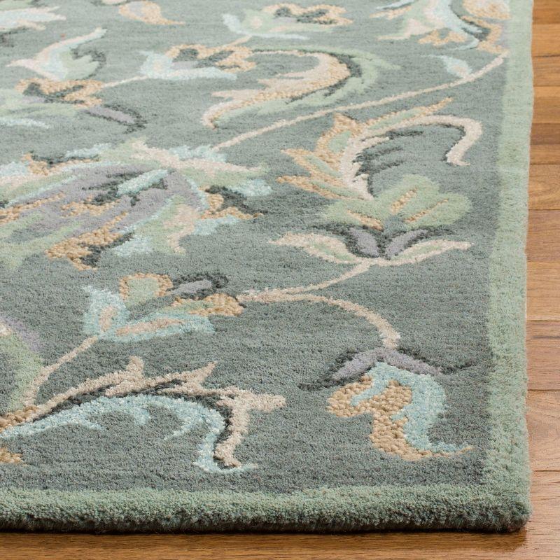 Arber Hand Tufted Wool Floral Rug