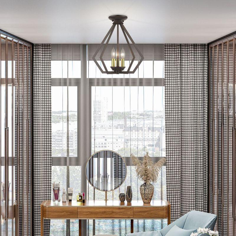 Livex Lighting Prism 3 - Light Pendant in  English Bronze/Antique Brass