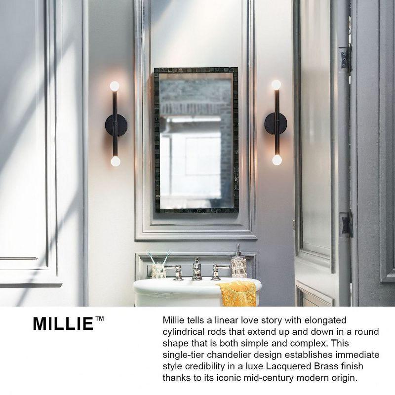 Nodes Double Sconce by Kelly Wearstler - Burnished Brass