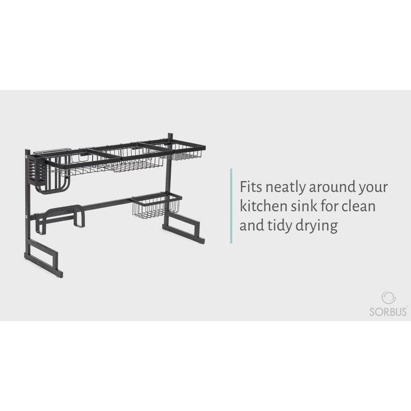 Sorbus Over-The-Sink Dish Drying Display Rack Stand & Reviews | Wayfair