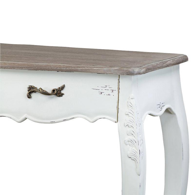 Bourbonnais Wood Traditional French Console Table - Baxton Studio