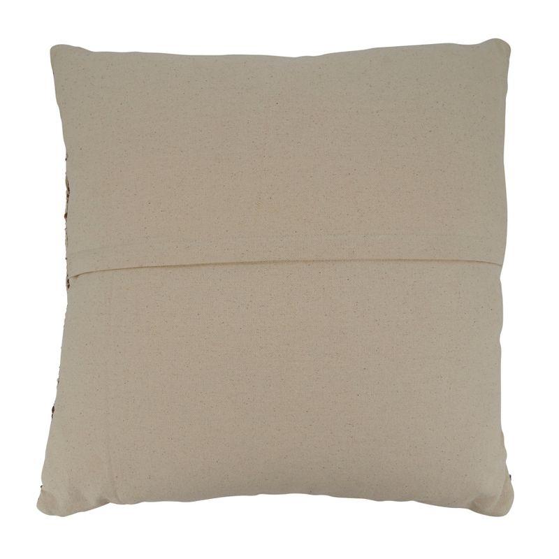 Saro Square Cotton Pillow Cover & Insert | Wayfair