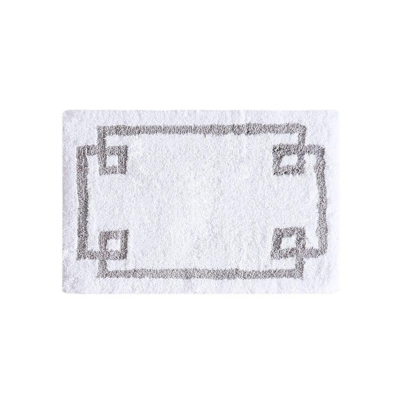 Madison Park 100% Cotton Tufted Bath Rug with Non-Slip Backing