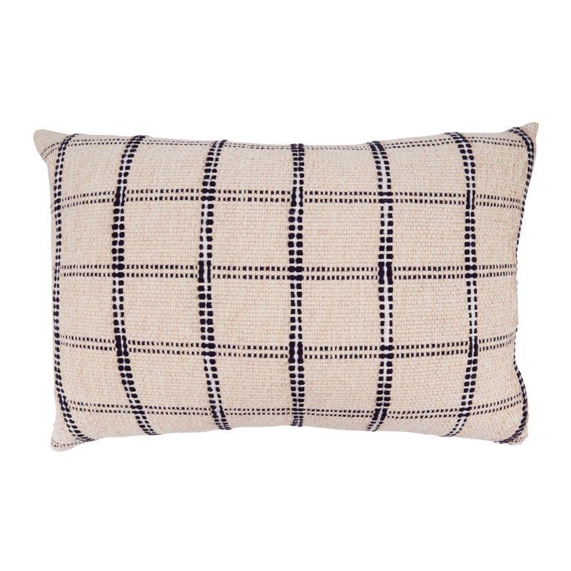Saro McTague Collection Cotton Reversible Throw Pillow