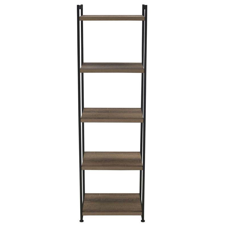 Household Essentials 59.1" Jamestown Narrow 5 Shelf Bookshelf