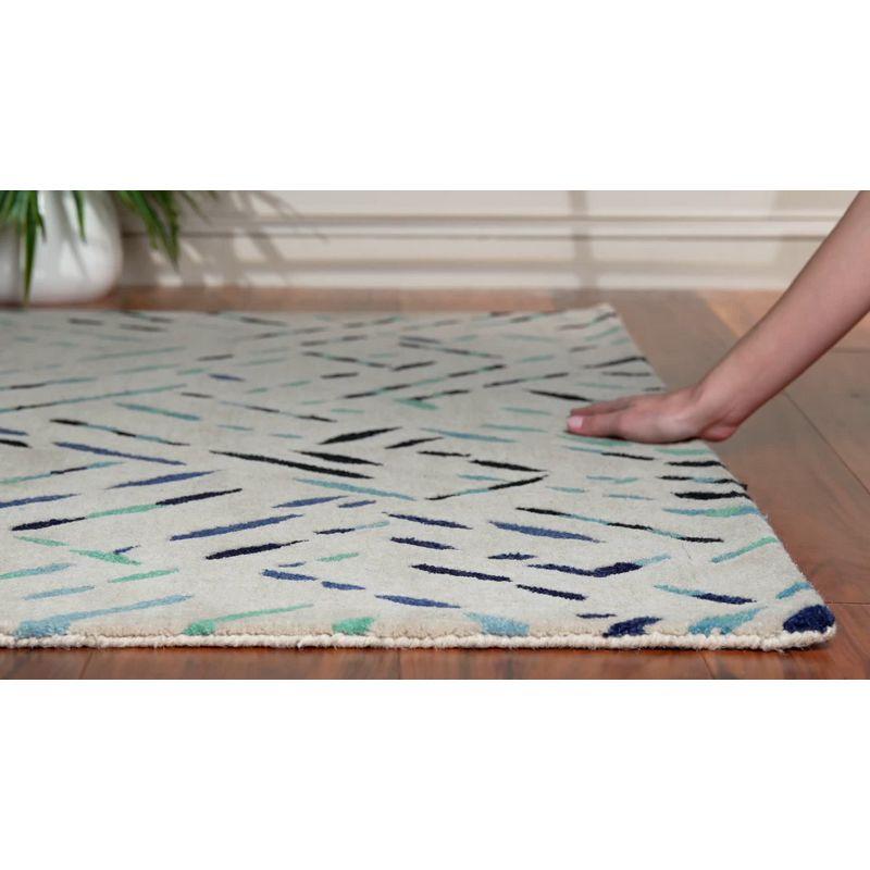 Charters Towers Hand Tufted Wool Abstract Rug