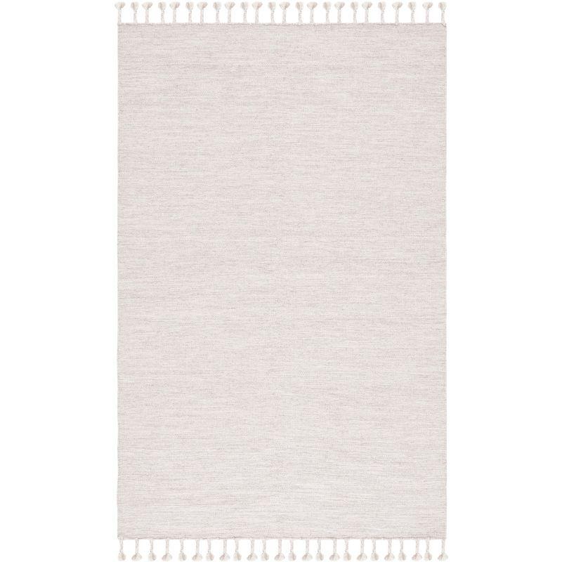 Dhurries DHU801 Hand Loomed Area Rug - Beige - 8'x10' - Safavieh.