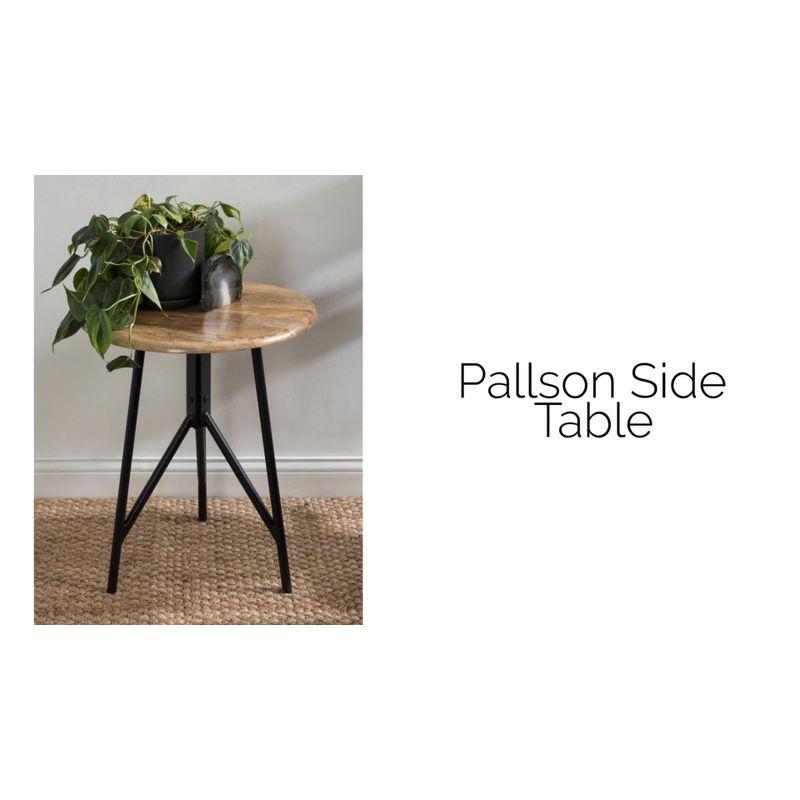 Kate and Laurel Pallson Round Wood Side Table, 18x18x22, Natural