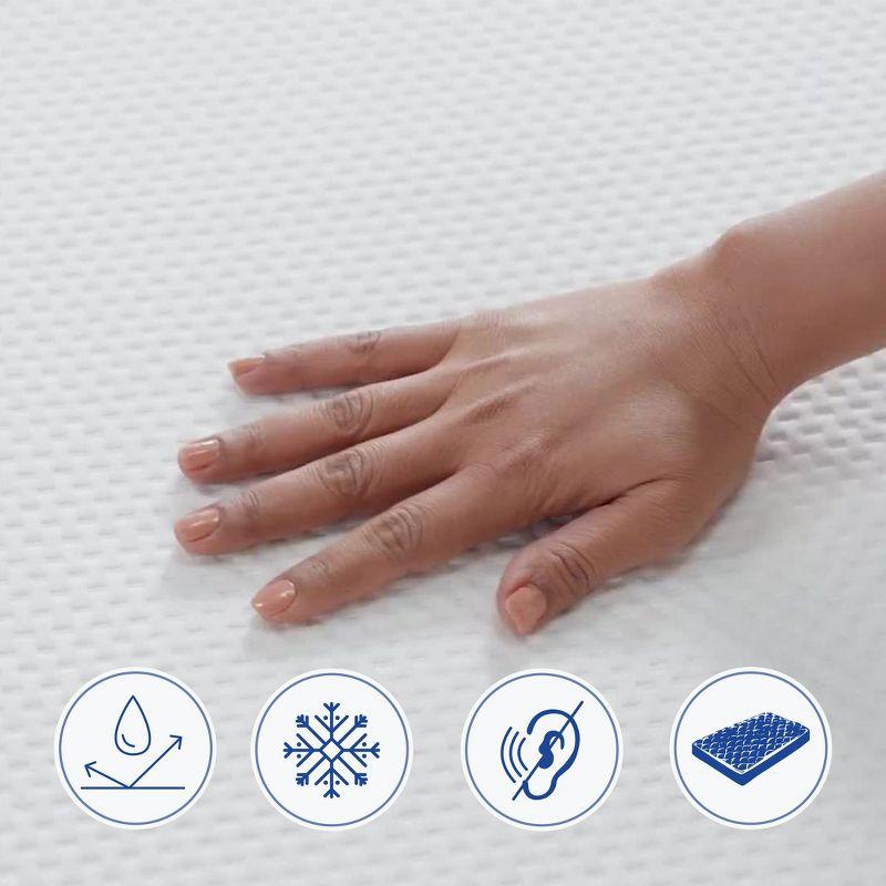 Waterproof Mattress Protector - Noiseless, Machine Washable, Easy-on Fitted Style by California Design Den