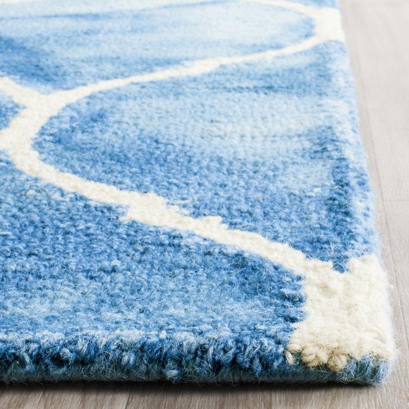 Dip Dye DDY685 Hand Tufted Runner Rug - Blue/Ivory - 2'3"x6' - Safavieh.