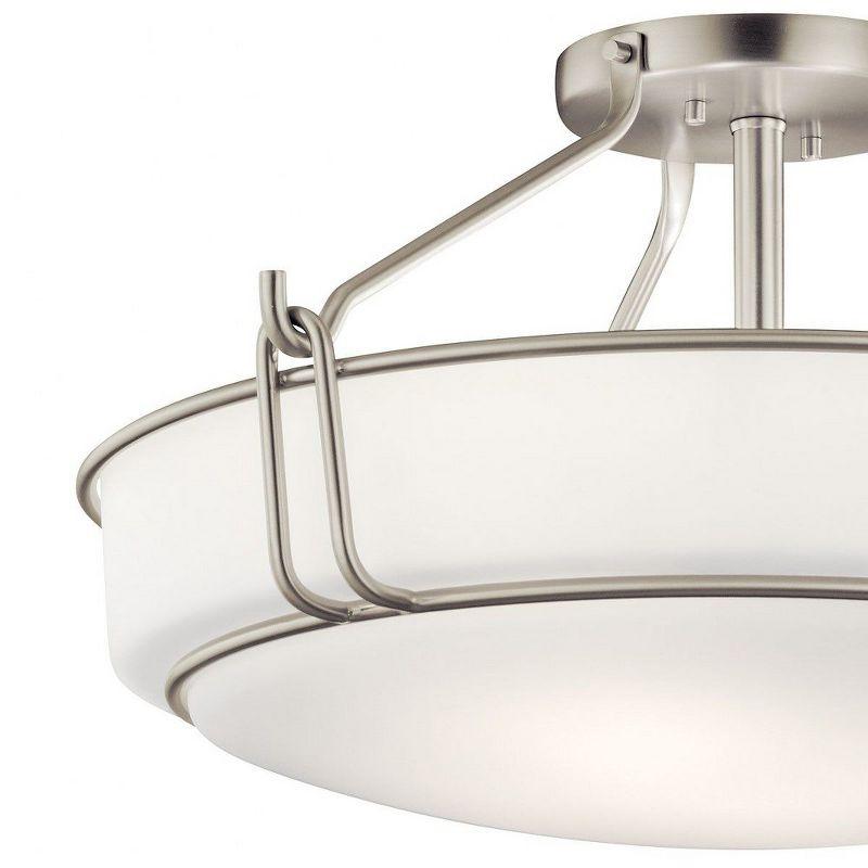 Kichler Lighting Alkire 4 - Light Semi-Flush Mount in  Brushed Nickel