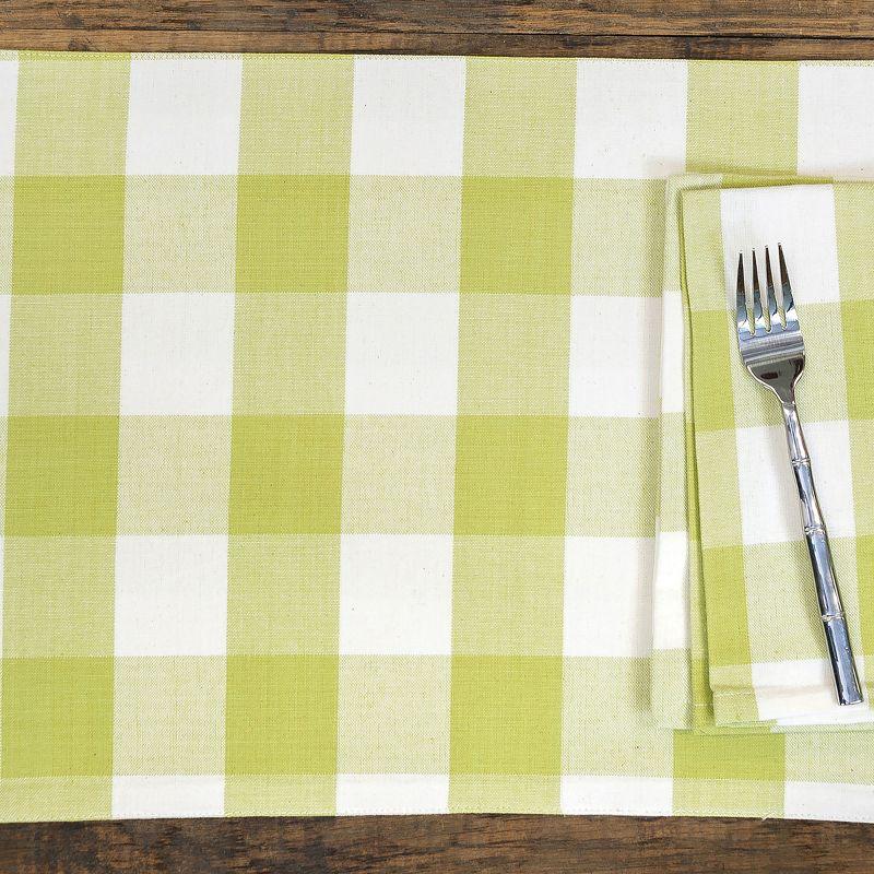 C&F Home Franklin Checkered Plaid Placemat Set of 6