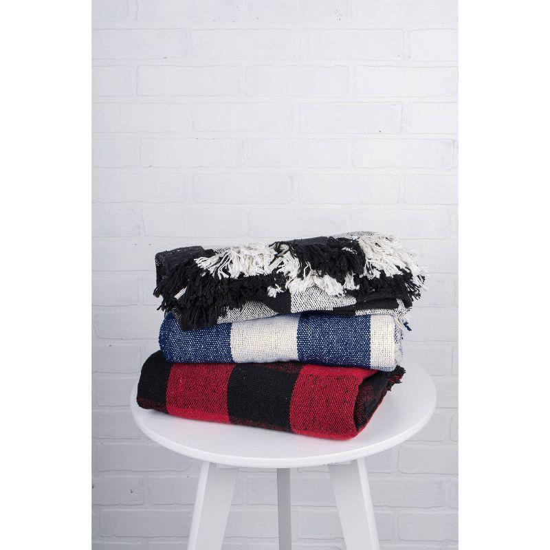 Design Imports Hand Woven Throw Blanket