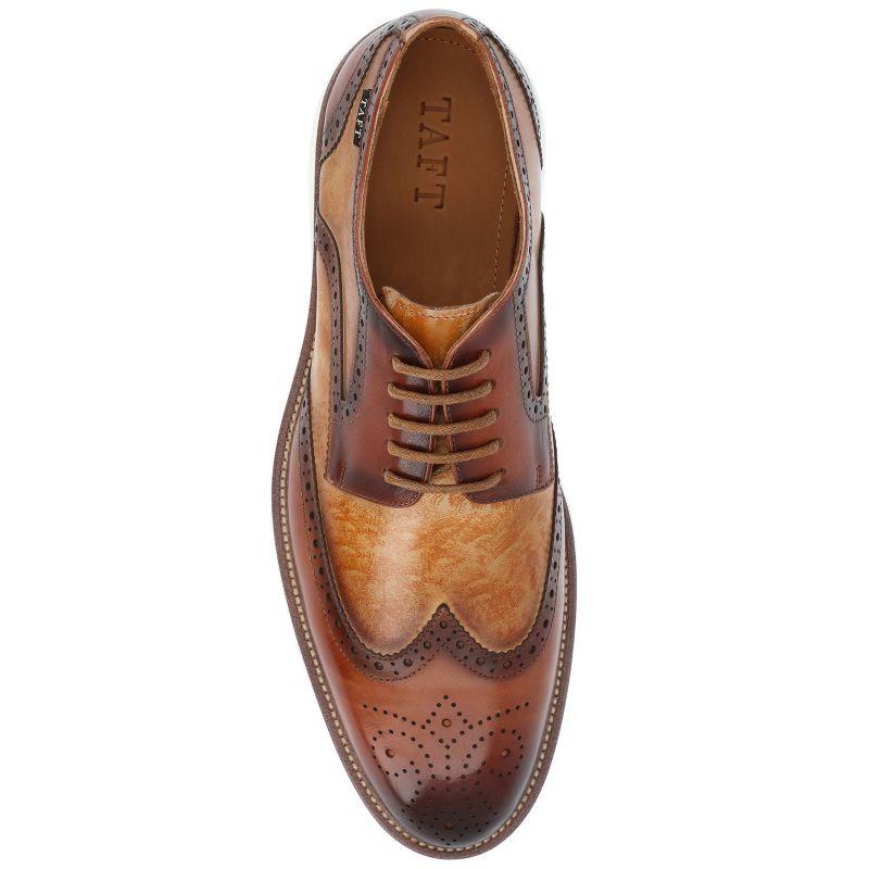 TAFT 365 Men's Model 103 Wingtip Oxford, Walnut 7