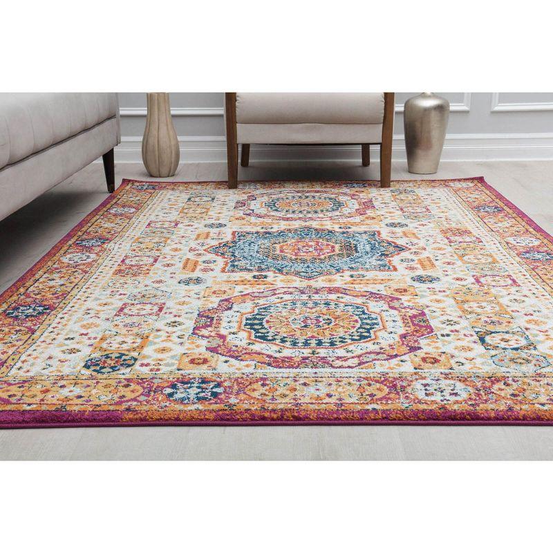 Rugs America Harper Abstract Vintage Area Rug