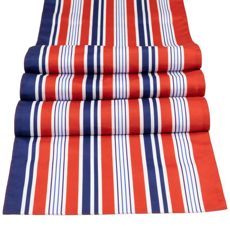 71" Red, White, and Blue Patriotic Polyester Table Runner