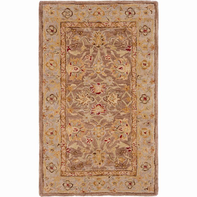 Anatolia AN522 Hand Tufted Indoor Accent Rug - Tan/Ivory - 3'x5' - Safavieh