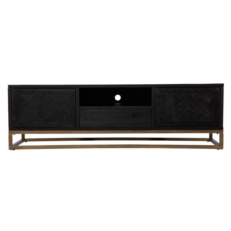 Dessingham Reclaimed Wood TV/Media Stand - MS1096913 - Black - SEI