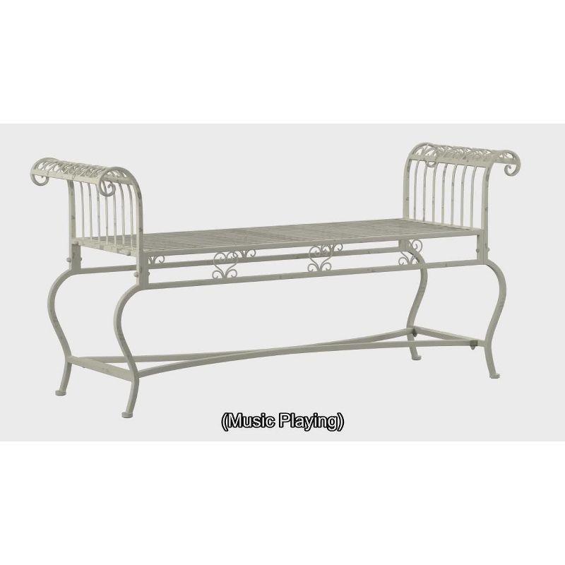Brielle Bench - Outdoor - PAT5004 - Rustic Brown - Safavieh