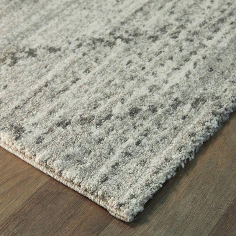 4'4"x6' Sienna Transitional Geometric Rug Gray - Balta Rugs: Venosa Area Rug, 4x6, Machine Made, Indoor Use