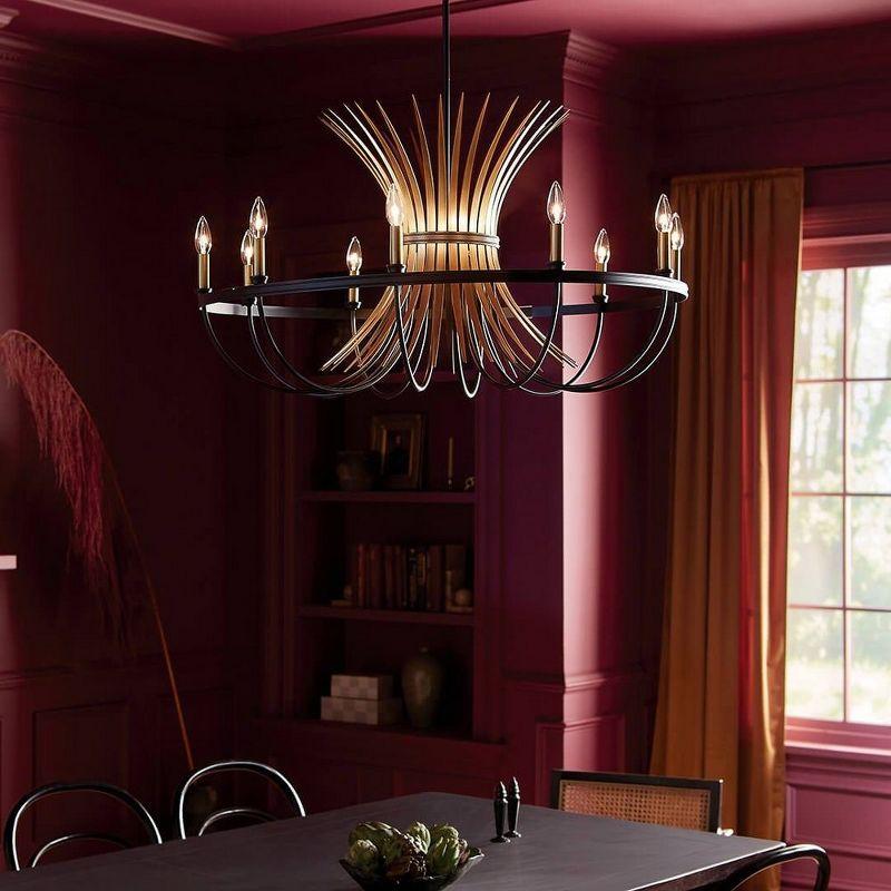 9 - Light Dimmable Drum Chandelier