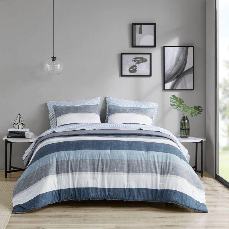 Madison Park Essentials Jaxon Comforter Set with Bed Sheets
