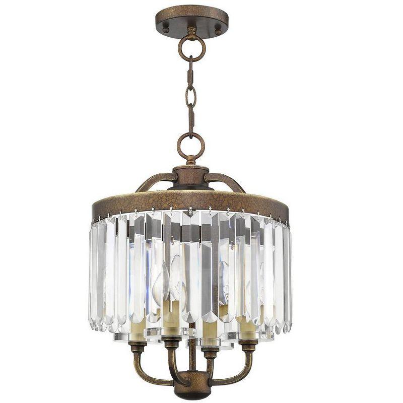 Livex Lighting Ashton 4 - Light Chandelier in  Hand Painted Palacial Bronze