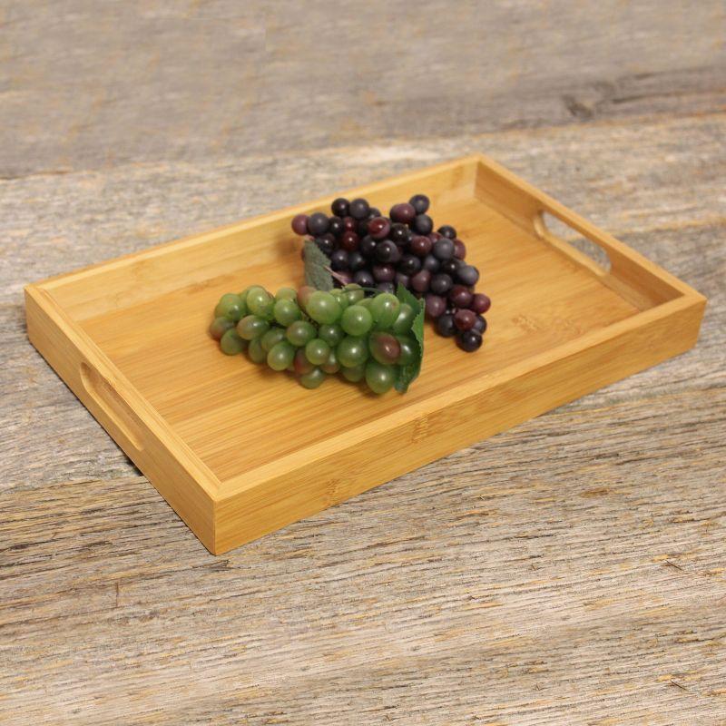 Eco-Friendly Bamboo Serving Tray 14.5" x 9.5"